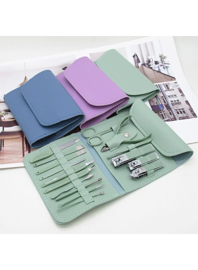 16-in-1 Manicure Set – Professional Nail Grooming Kit multicolor - Image 1